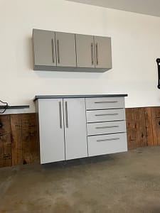 Canadian Gray Garage Cabinets