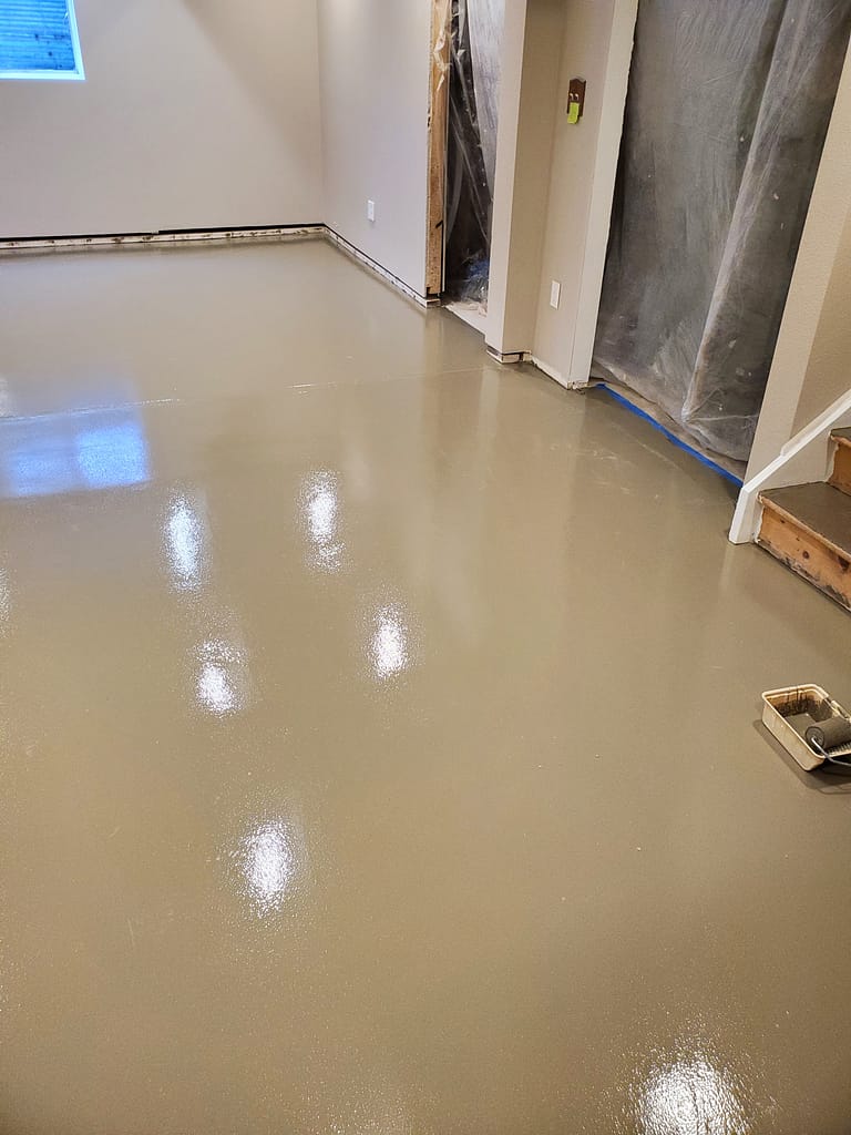 Colorado Springs Basement Floor Refinishing